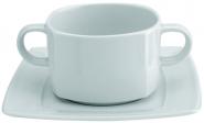 Suppenobertasse und Untertasse"Corner"
