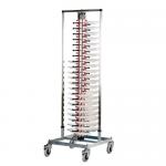 Tellerstapel-System fahrbar