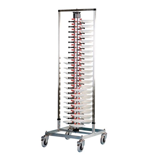 Tellerstapel-System fahrbar 